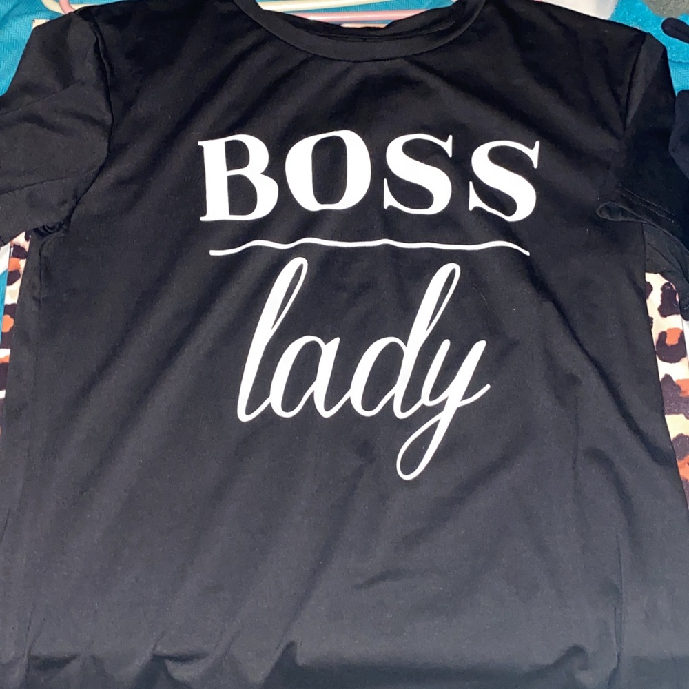 Brand new black short sleeve shirt